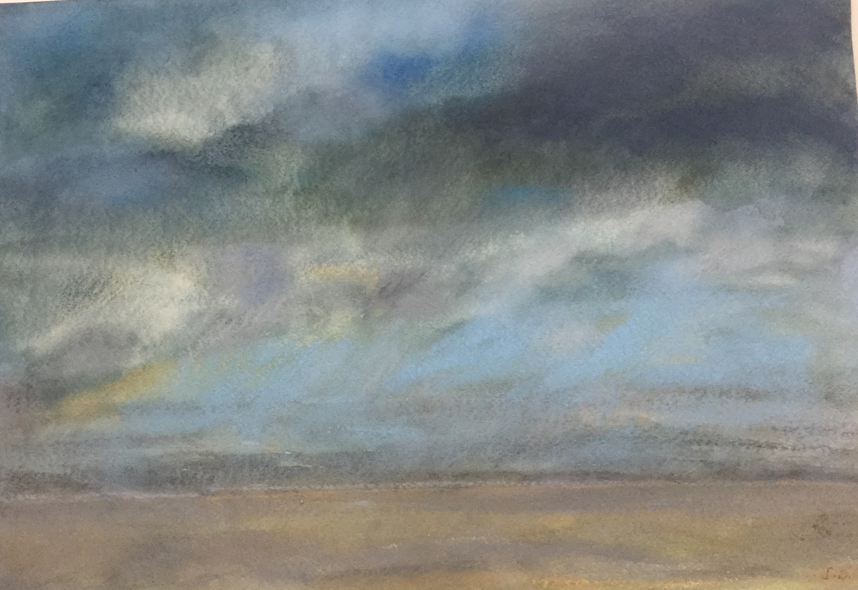 Weiteres Aquarell aus der Serie Himmel
