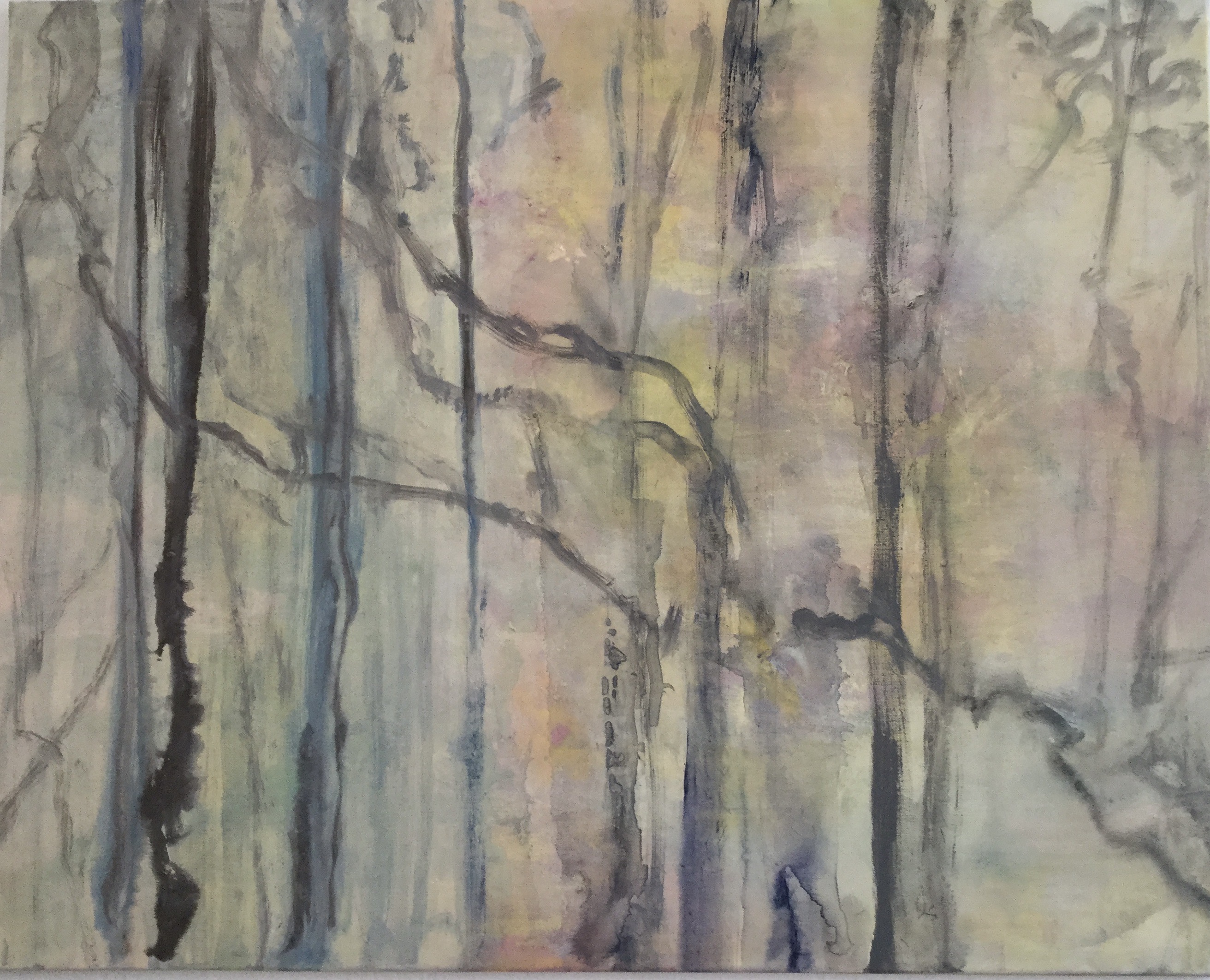 Aquarell aus der Serie Im Laufe der Zeit von Sigrid Wehkamp