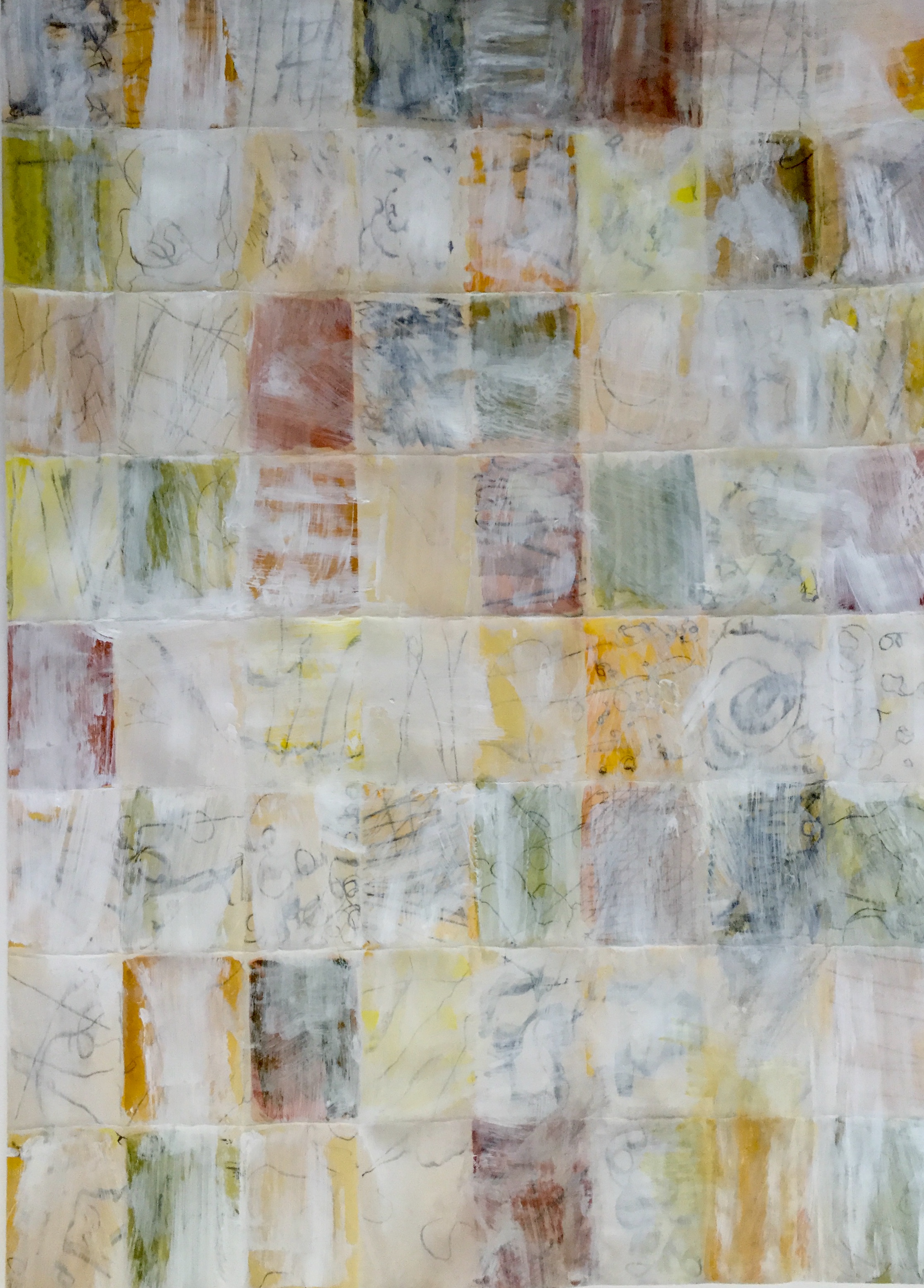 Aquarell aus der Serie Matrix von Sigrid Wehkamp